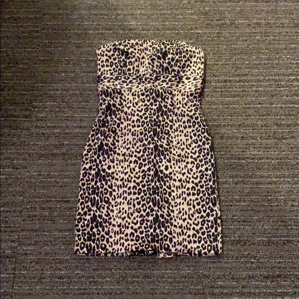 Forever 21 leopard tub dress